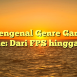 Mengenal Genre Game Online: Dari FPS hingga RPG