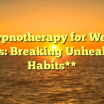 **Hypnotherapy for Weight Loss: Breaking Unhealthy Habits**